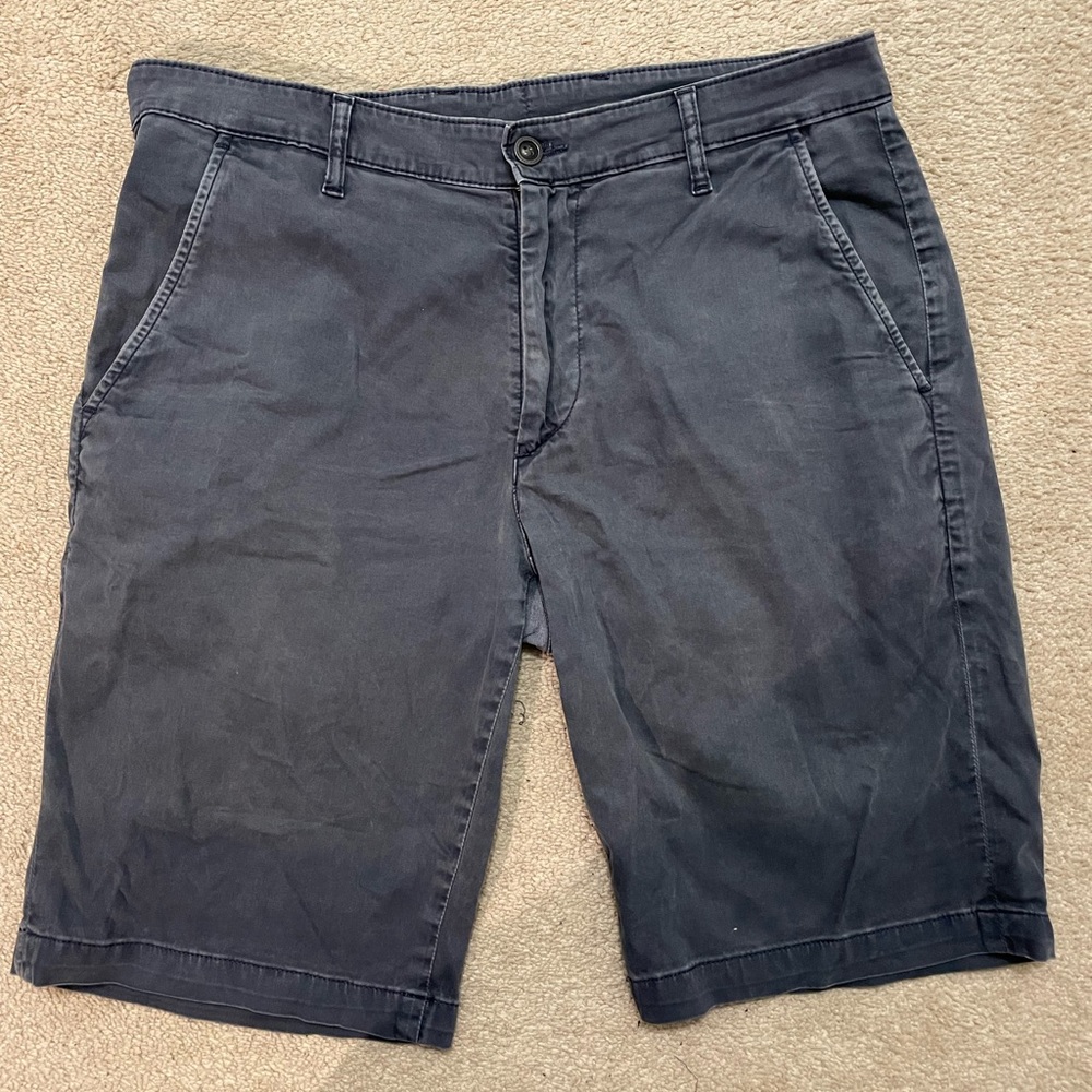 Adriano Goldschmied Men’s Shorts - Navy Size 34R
